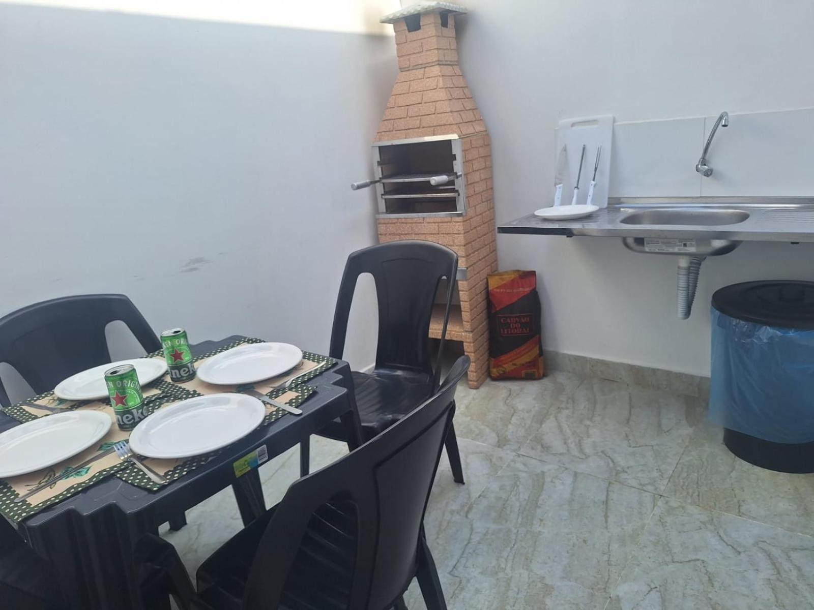 Residencial Caetano, Micro Casa Com Churrasqueira Privativa E Piscina Do Condominio, Infantil, Adulto E Hidromassagem Guaruja